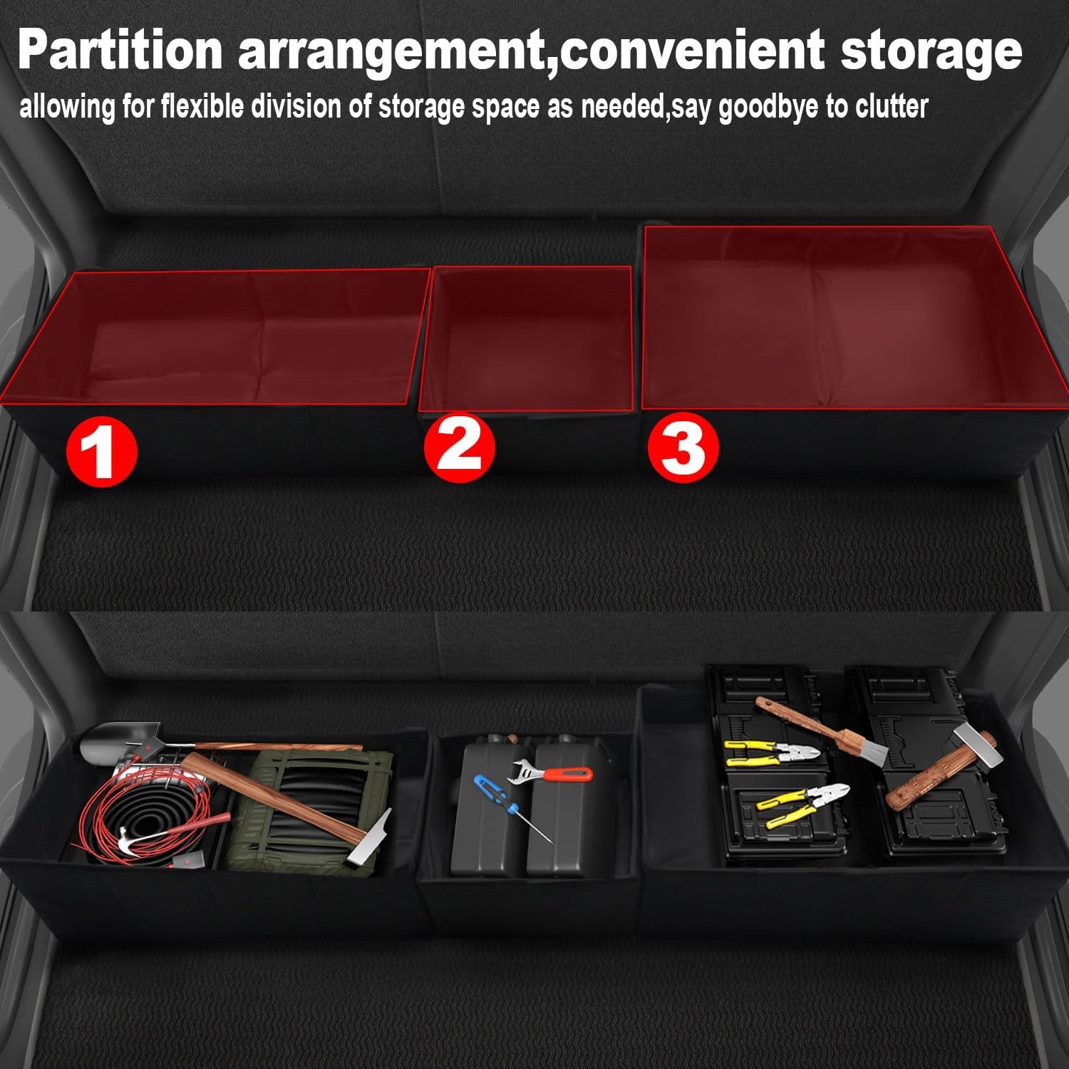 Truck Under Seat Storage Organizer Foldable Replacement for 2019-2025 Chevy S…