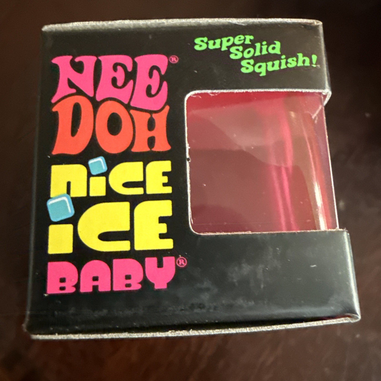 NeeDoh Nice Ice Baby Small Pink Cube – Schylling – Viral TikTok – New in Box