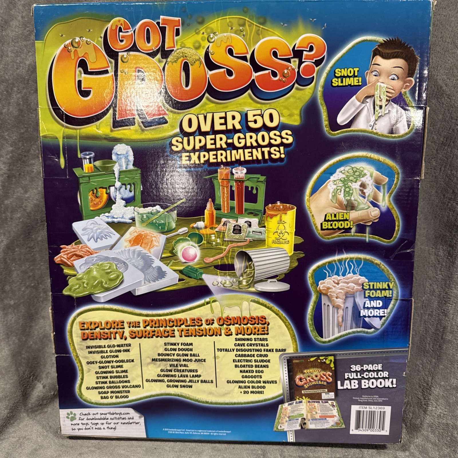 Totally Gross Science Lab 50+ Experiments Smart Lab, Brand New in Box