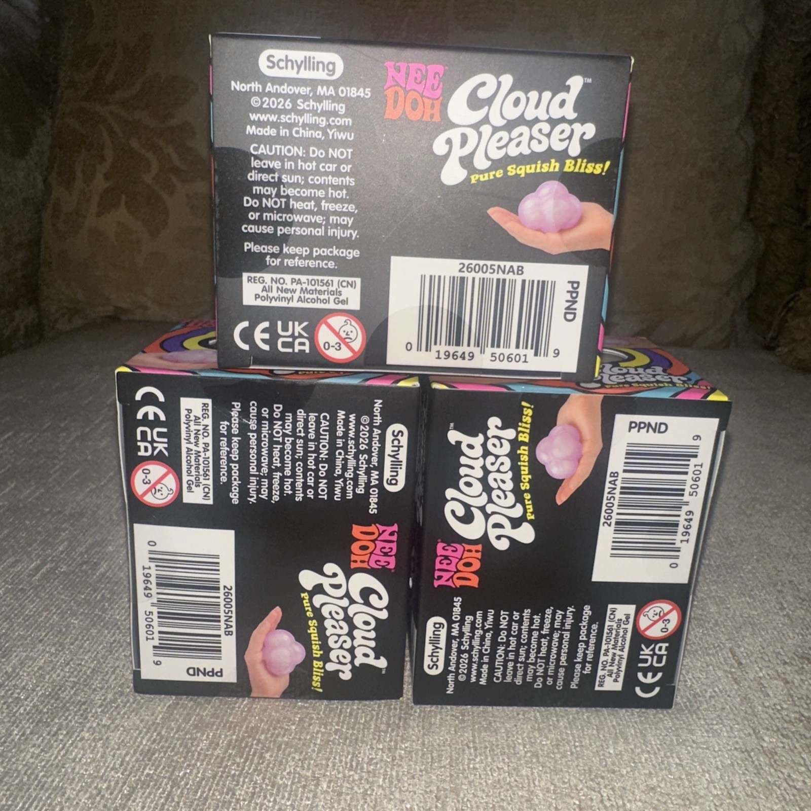 ☁️ Authentic Needoh Schylling Cloud Pleaser Rare Lot Of 3! FAST SHIPPING!