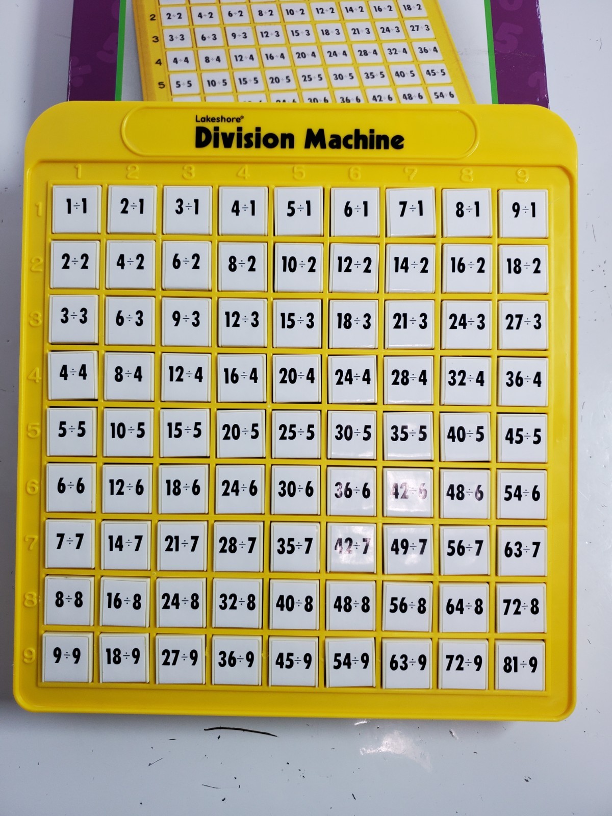 Lakeshore Division Machine Math Learning Toy – w/ Box – Barely Used