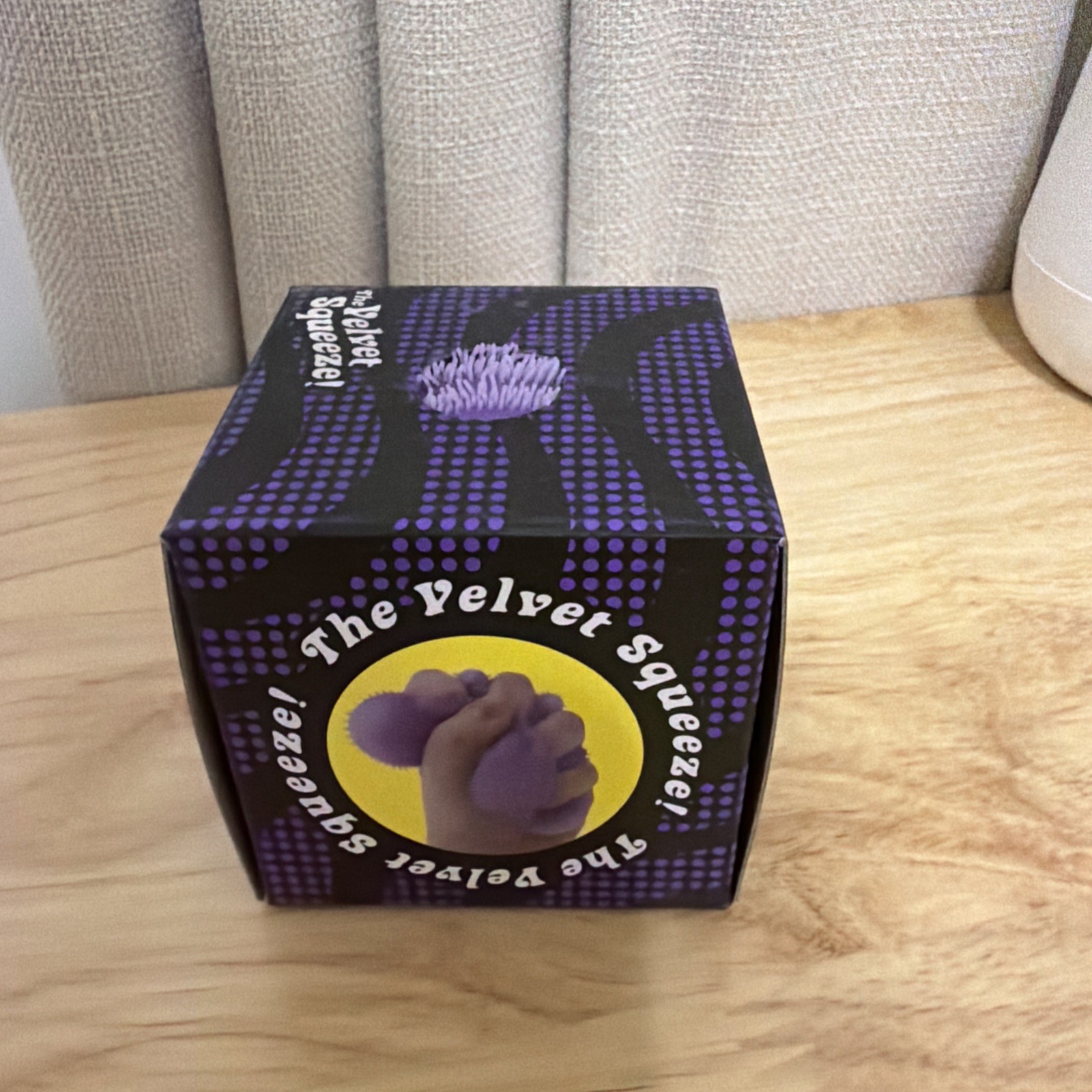 PURPLE Needoh FUZZ BALL WONDER WAVES Nee Doh Squish Stress Ball NEE-DOH Fuzzball