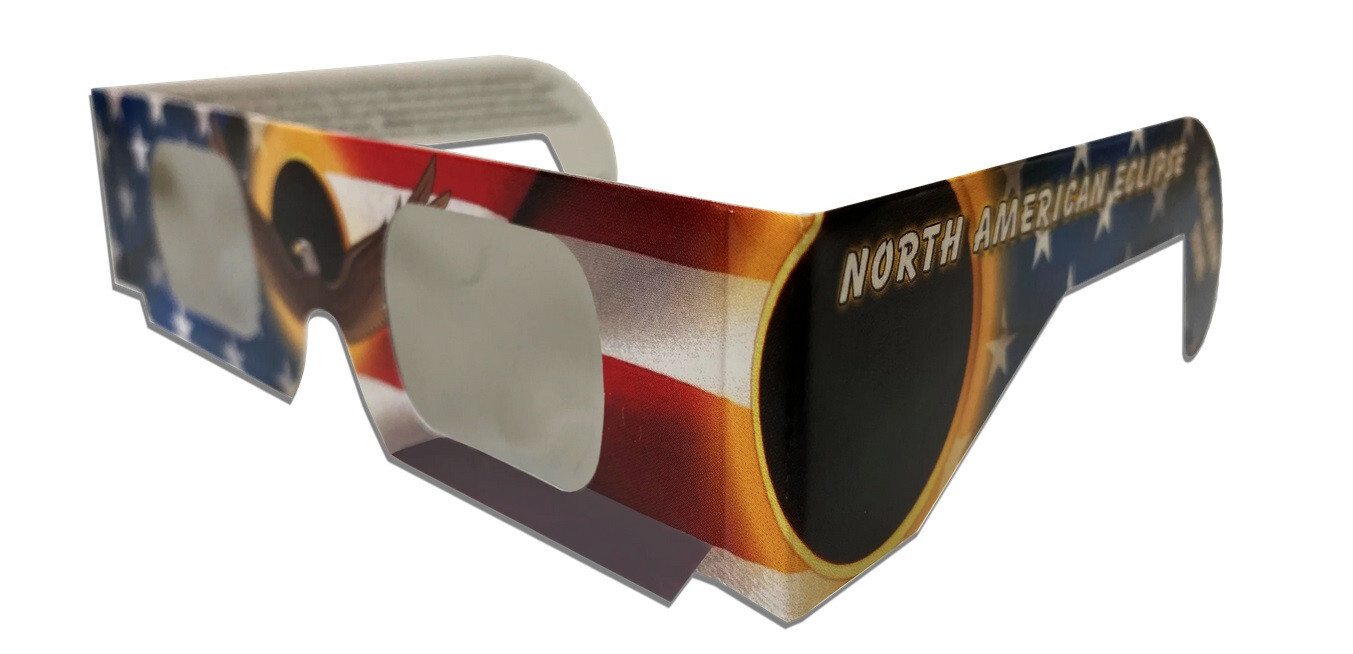 Solar Eclipse Glasses ISO Certified USA Made 2023 / 2024 Eclipse