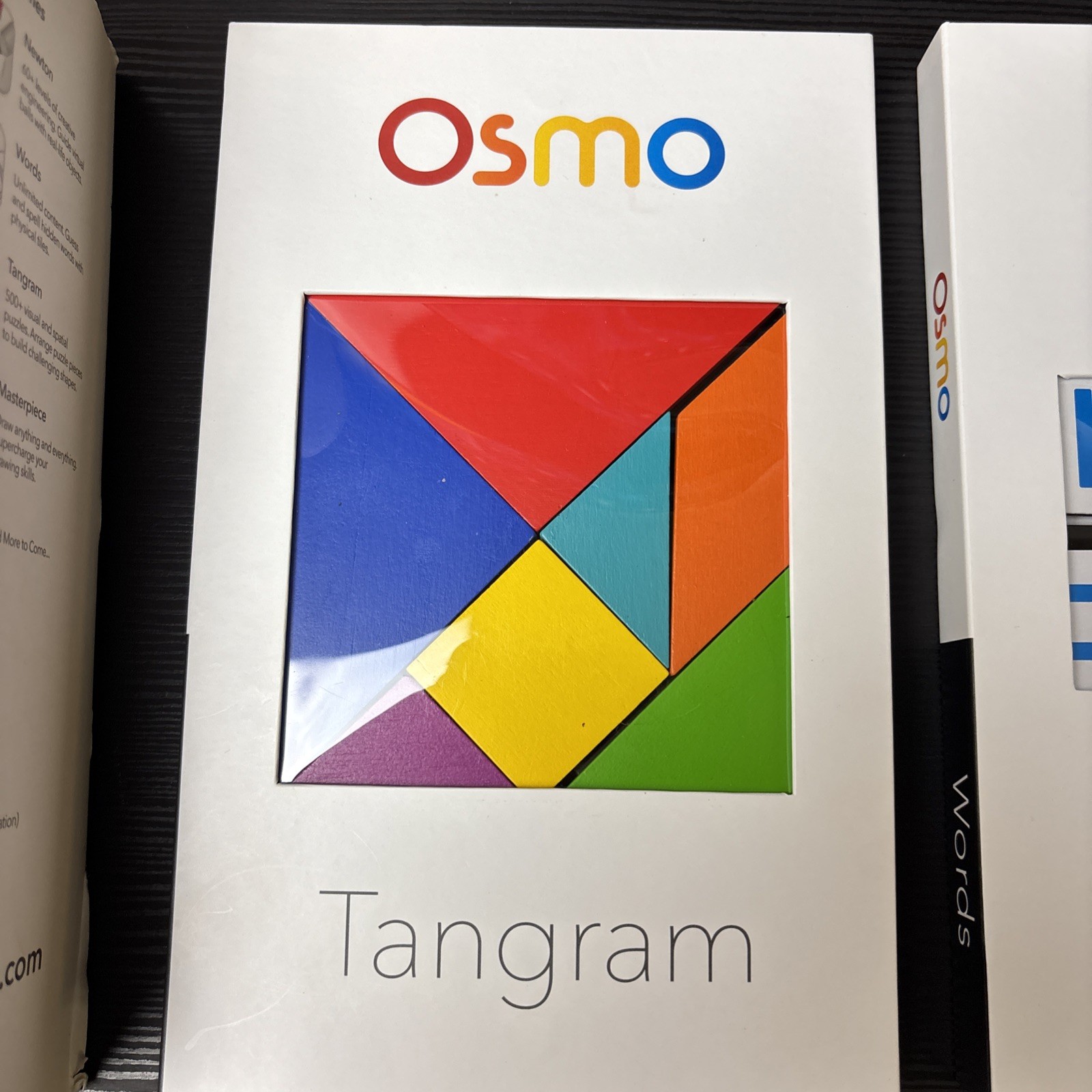 Osmo iPad Kids Learning Game Starter Kit with Base Words Tangram Newton *used