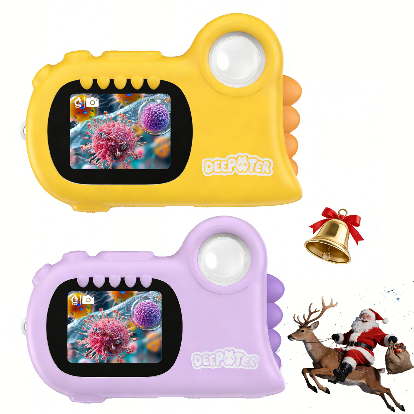 Microscope for Kids Handheld Mini Portable Digital Rechargeable 1000X Boy Girls