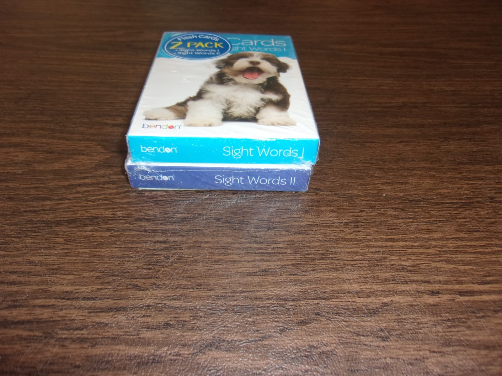 New Sight Words 1 & 2 Bendon English 36 Card Pack Flash Cards Set of 2
