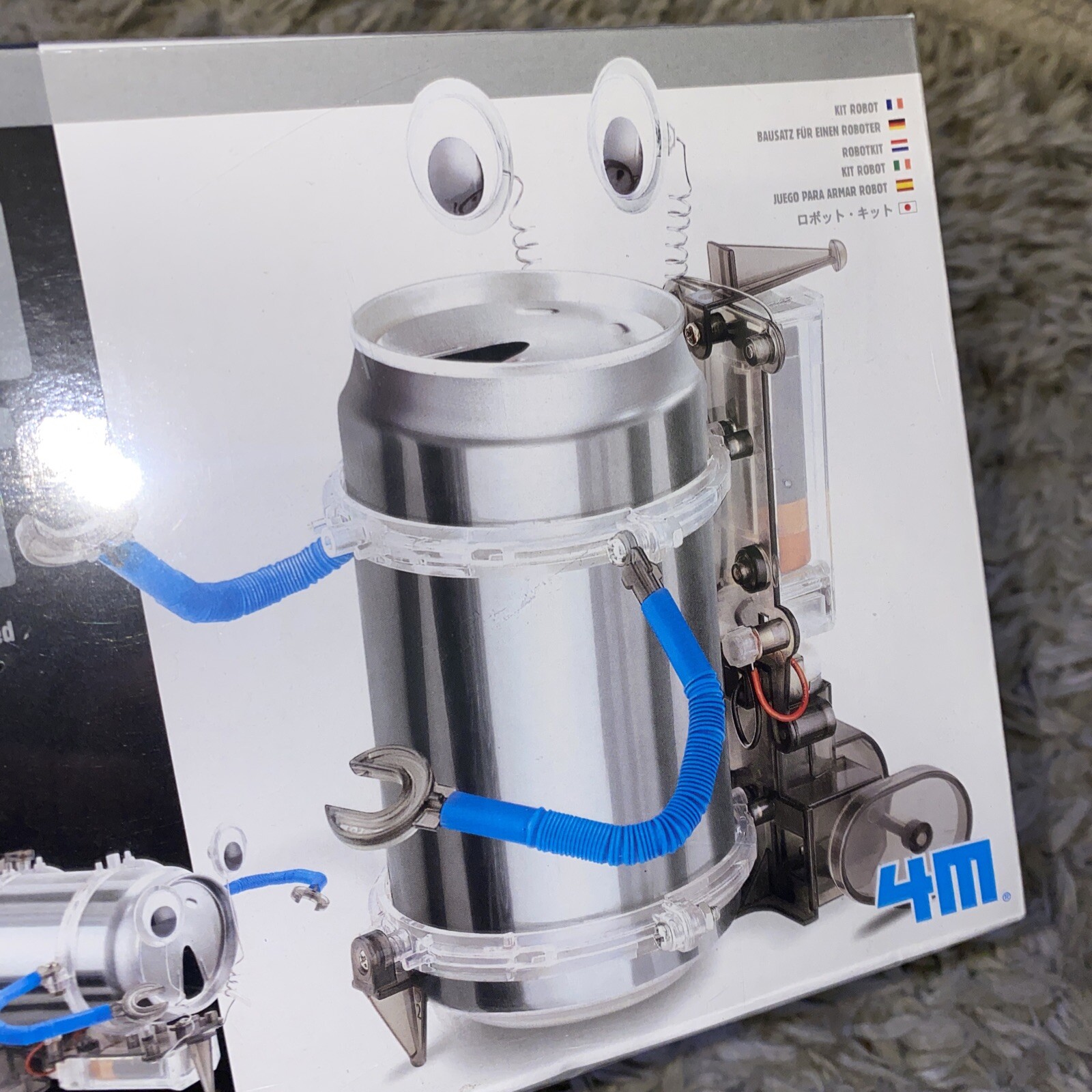 GREEN SCIENCE Tin Can Robot Youth Robotics Kit 4M – NEW!