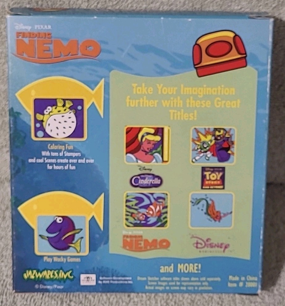 Disney Pixar Finding Nemo Dream Sketcher Game Cartridge *New*