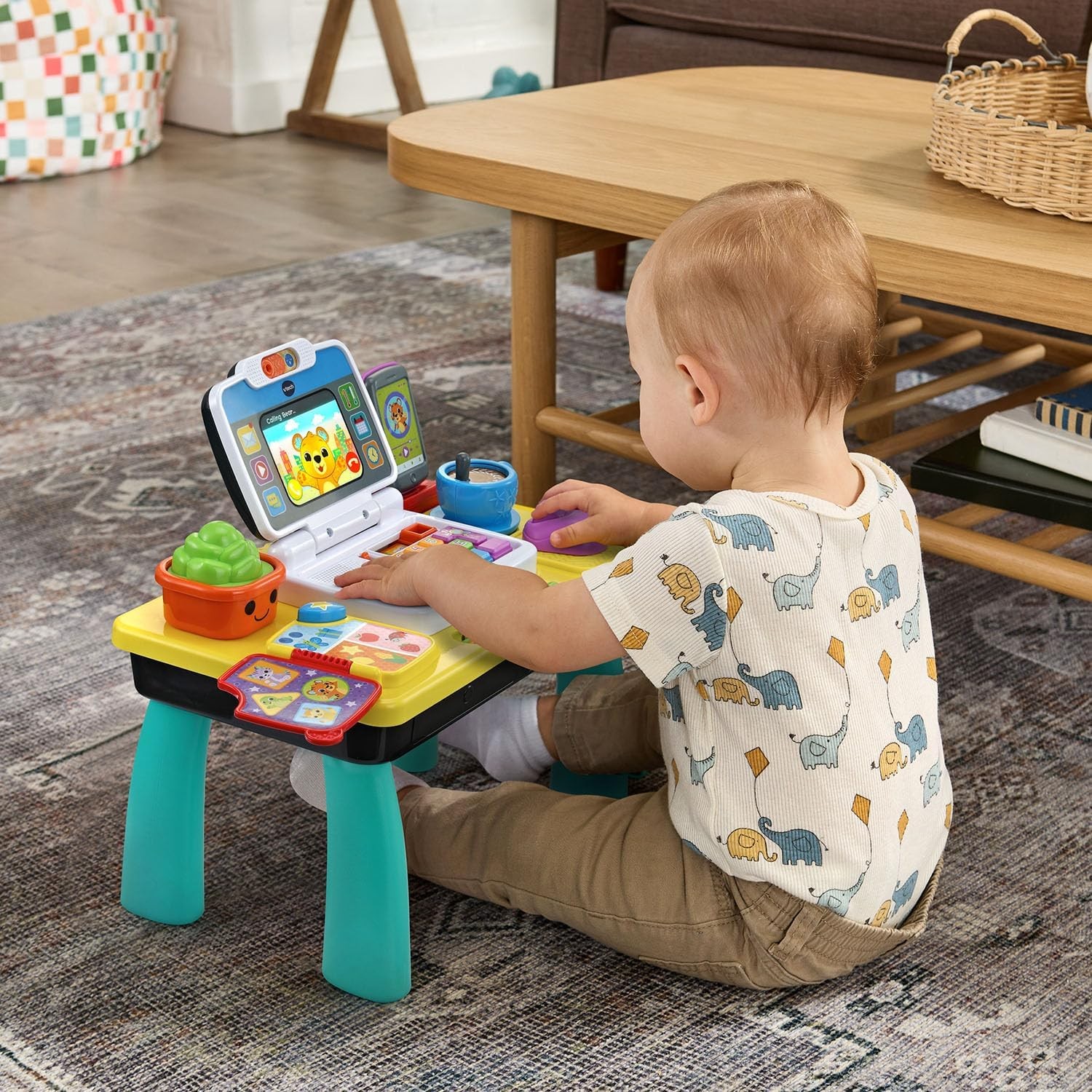 VTech Little CEO Learning Desk Toddler Activity Center Numbers, Letters & Music