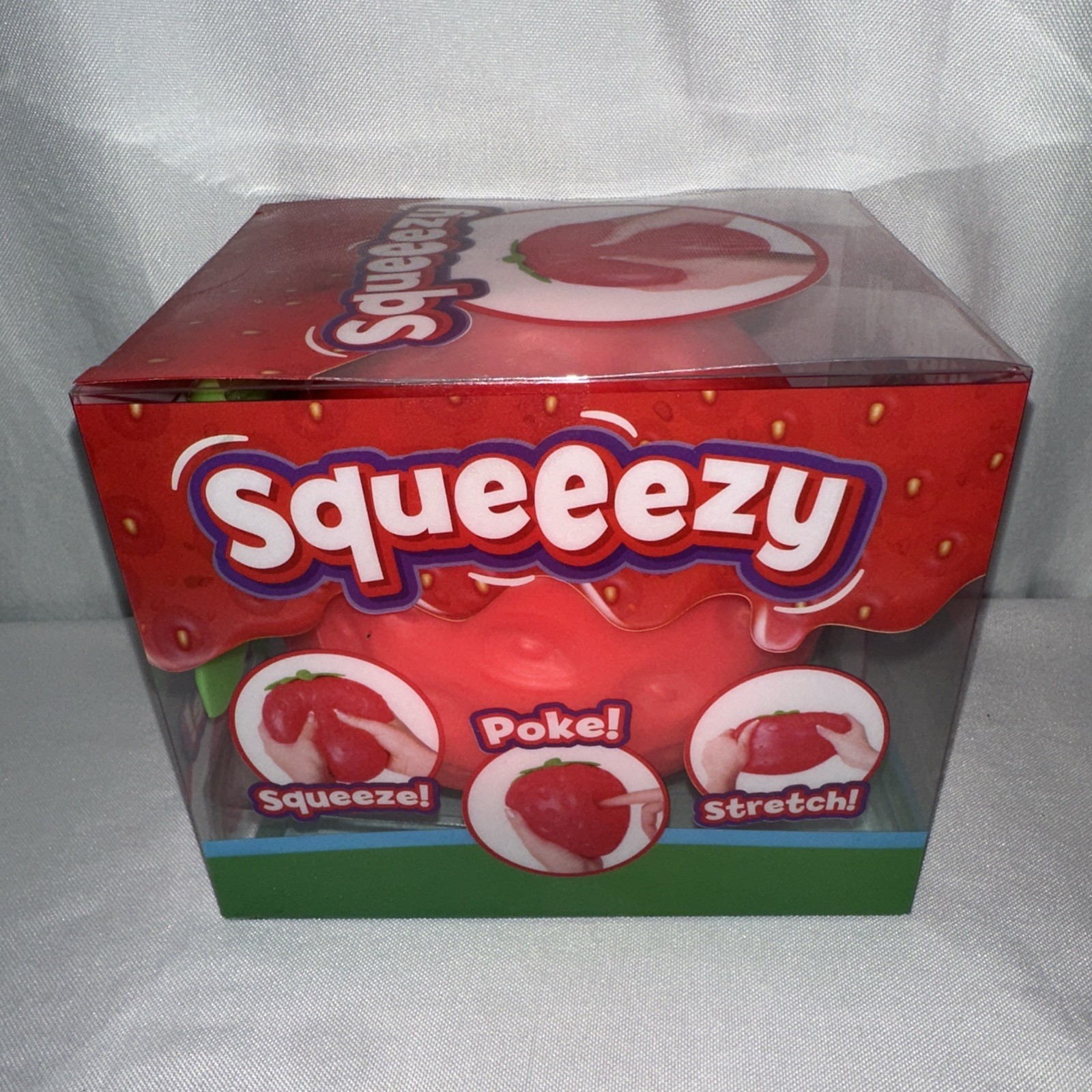 Sunny Days Jumbo Squeezy Strawberry Squishy Toy Stress Relief Toy Mendous