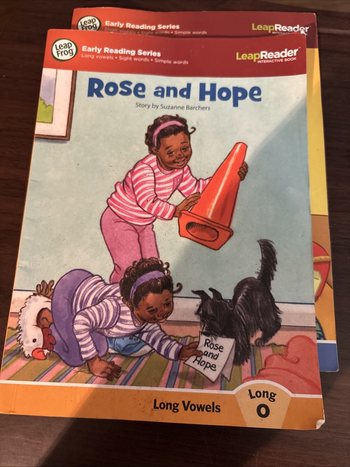 Lot 4 Leapfrog Tag LeapReader Learn To Read 1&2 Early Reader Series Short Vowels