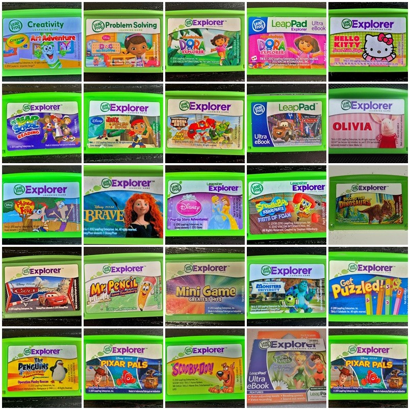 Leap Frog LeapPad Explorer Game Cartridges for Leapster Tablets XDI Ultra Pick