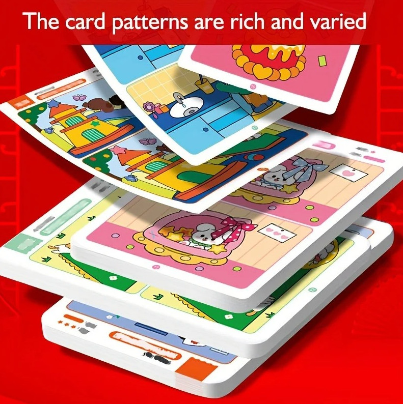 Educational Reusable Error-Finding Game for Kids – Wipe-Clean Learning Sheets