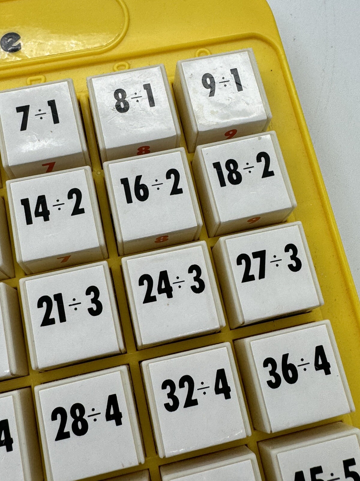 Lakeshore Division Machine Math Practice Early Learning Pop Up Button