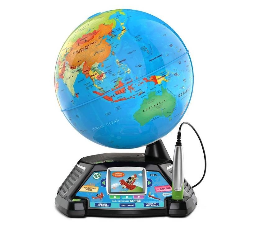LeapFrog Magic Adventures Globe W/LCD Integrated Video Screen Display 80-605400