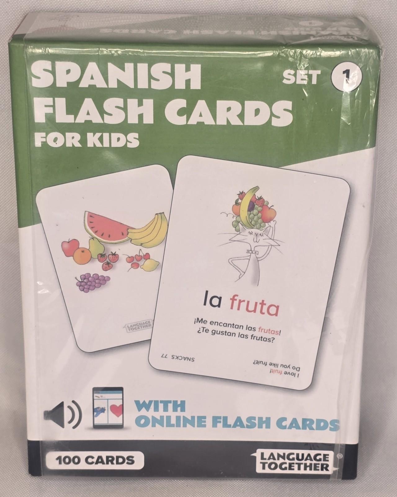 Language Together Spanish Flash Cards For Kids