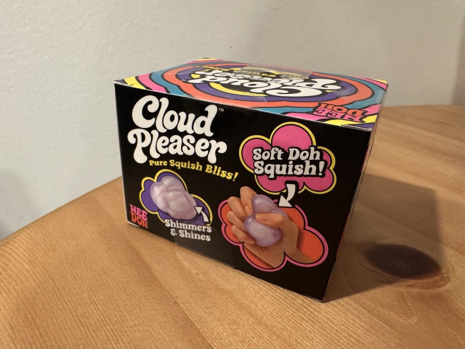 Brand New Sealed Schylling Nee Doh Cloud Pleaser Squishy Purple 100% Authentic