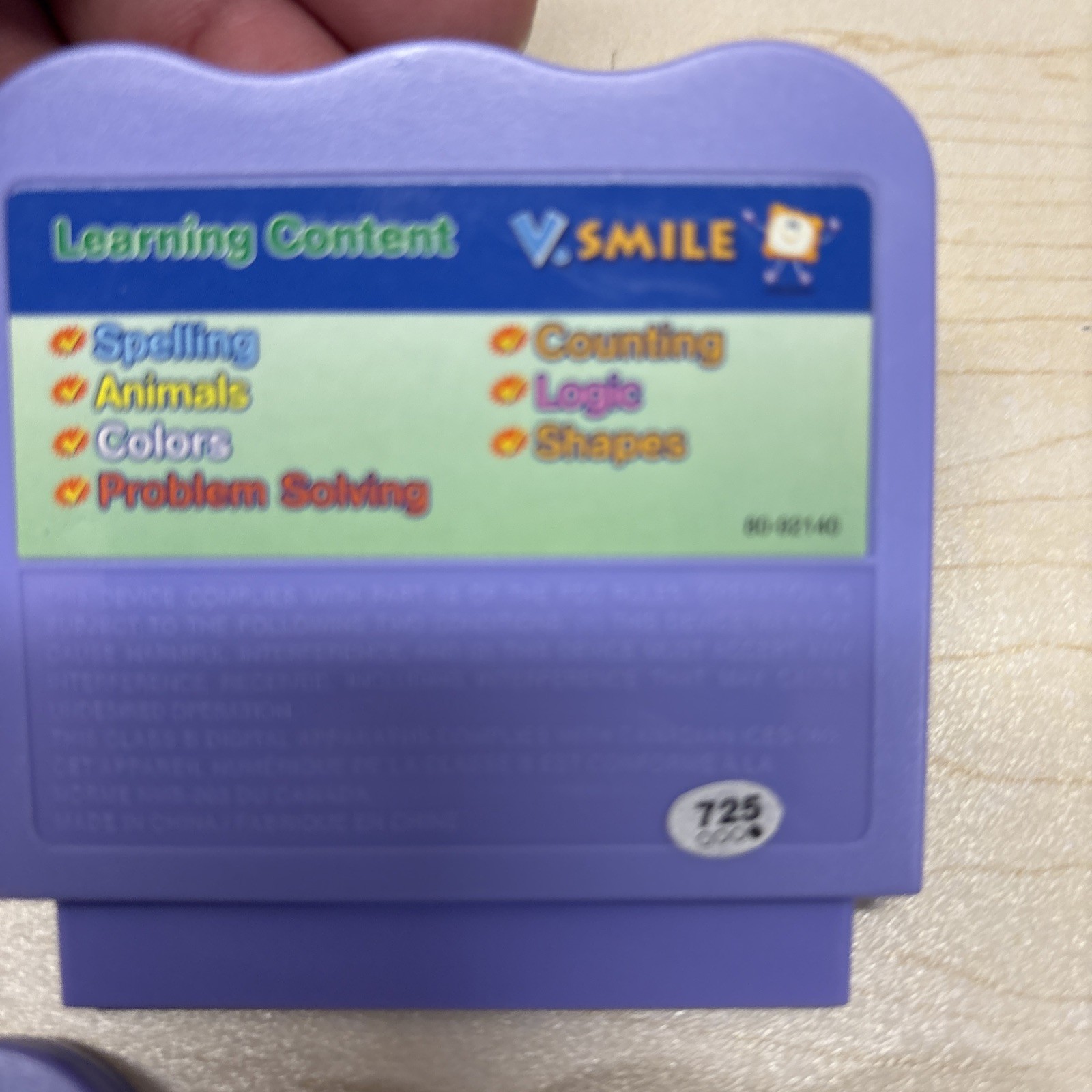 Lot of 4 VTech V.Smile Learning Game Cartridges: Scooby Spiderman Shrek Alphab