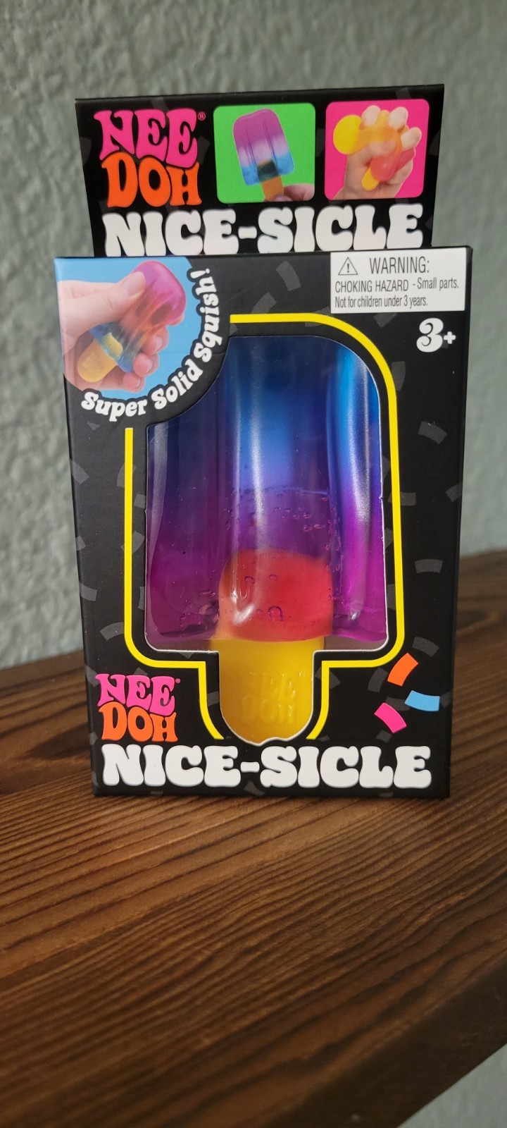 AUTHENTIC NeeDoh Nice-Sicle Popsicle Purple/Pink/Blue New Hot Toy
