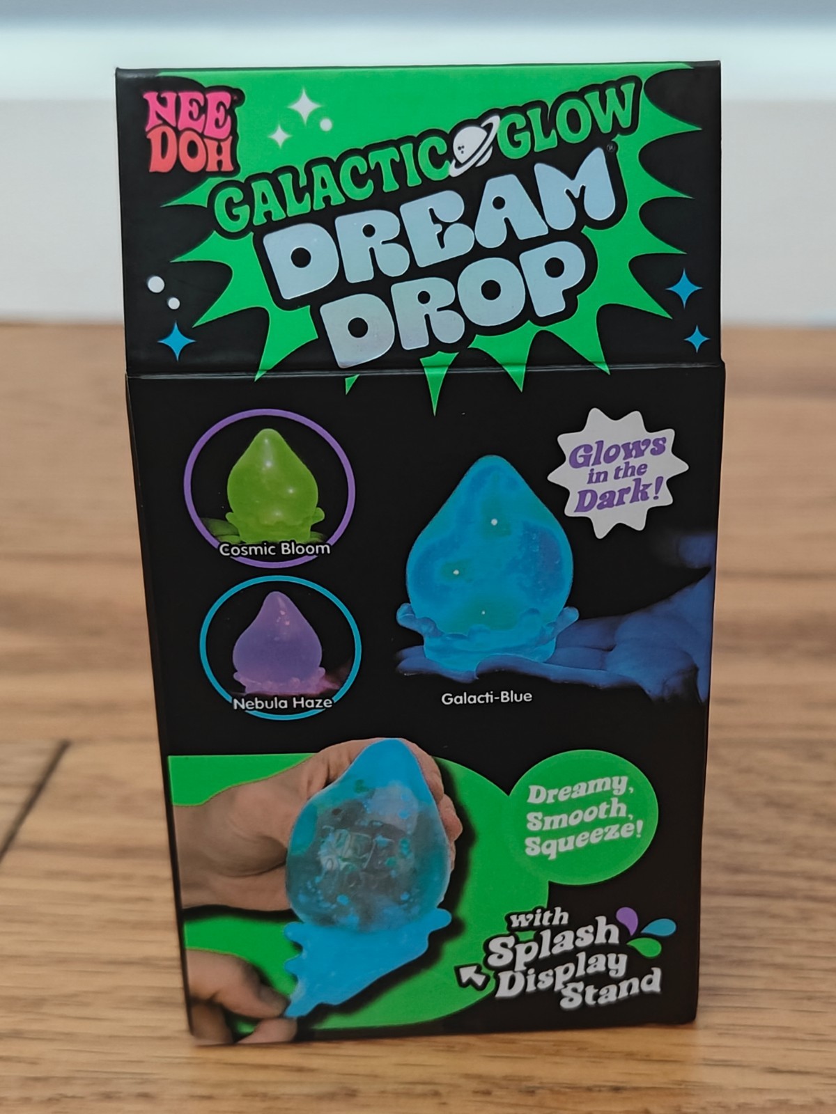 NeeDoh Galactic Glow Dream Drop Green – NIB – Authentic