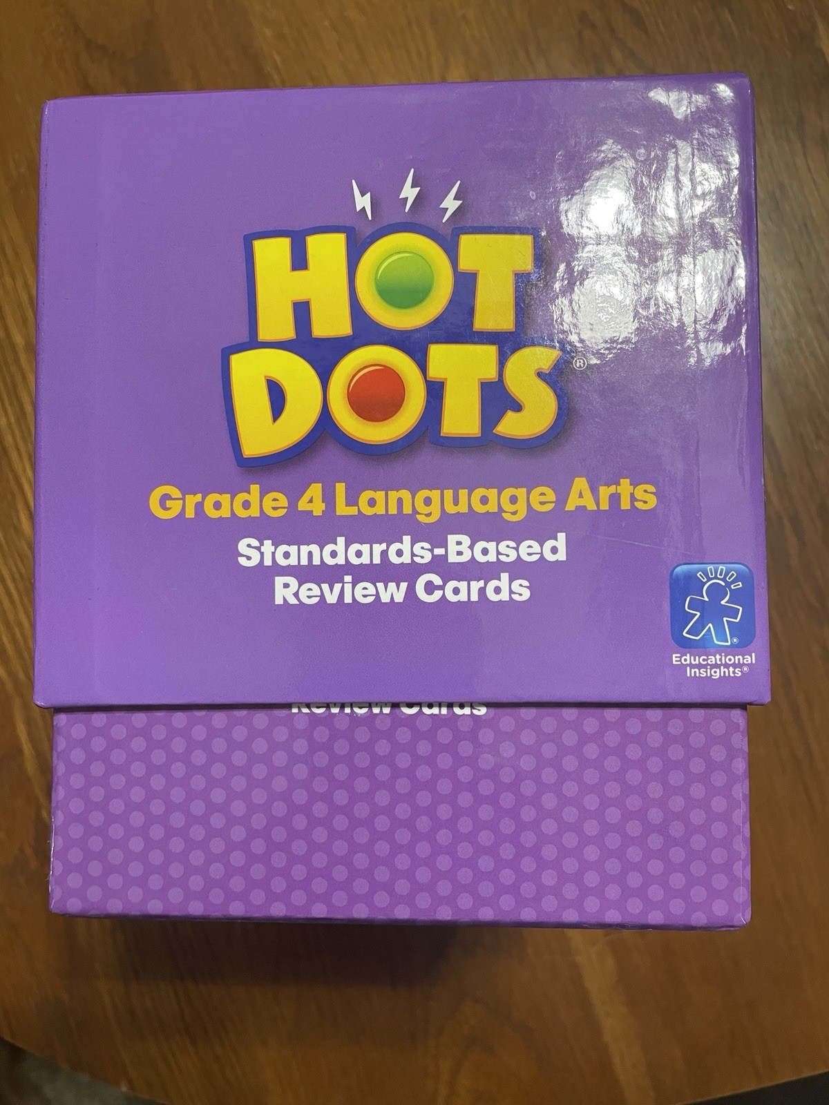 Hot Dots Standards Based Review Cards 4th Grade Language Arts Box Set