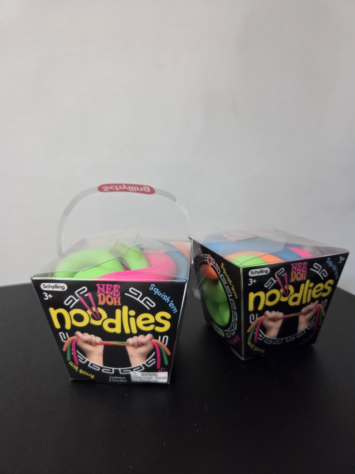 USA Authentic NeeDoh Noodlies Sensory Fidget Toy, RARE Nee Doh Stretchy Noodles