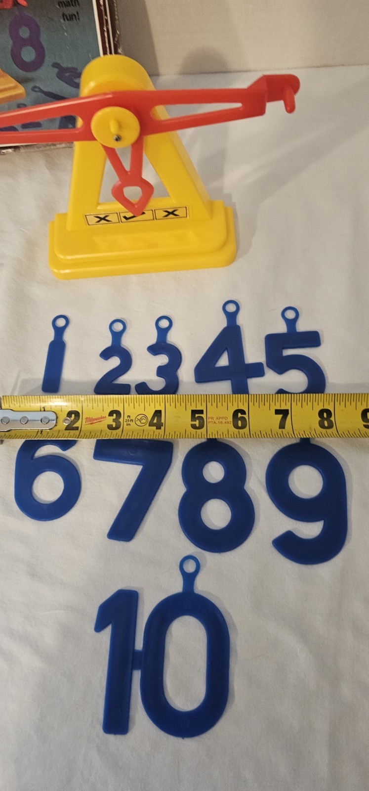Vintage Chadwick Count & Balance Scale Toy 1986 Math Add Subtract
