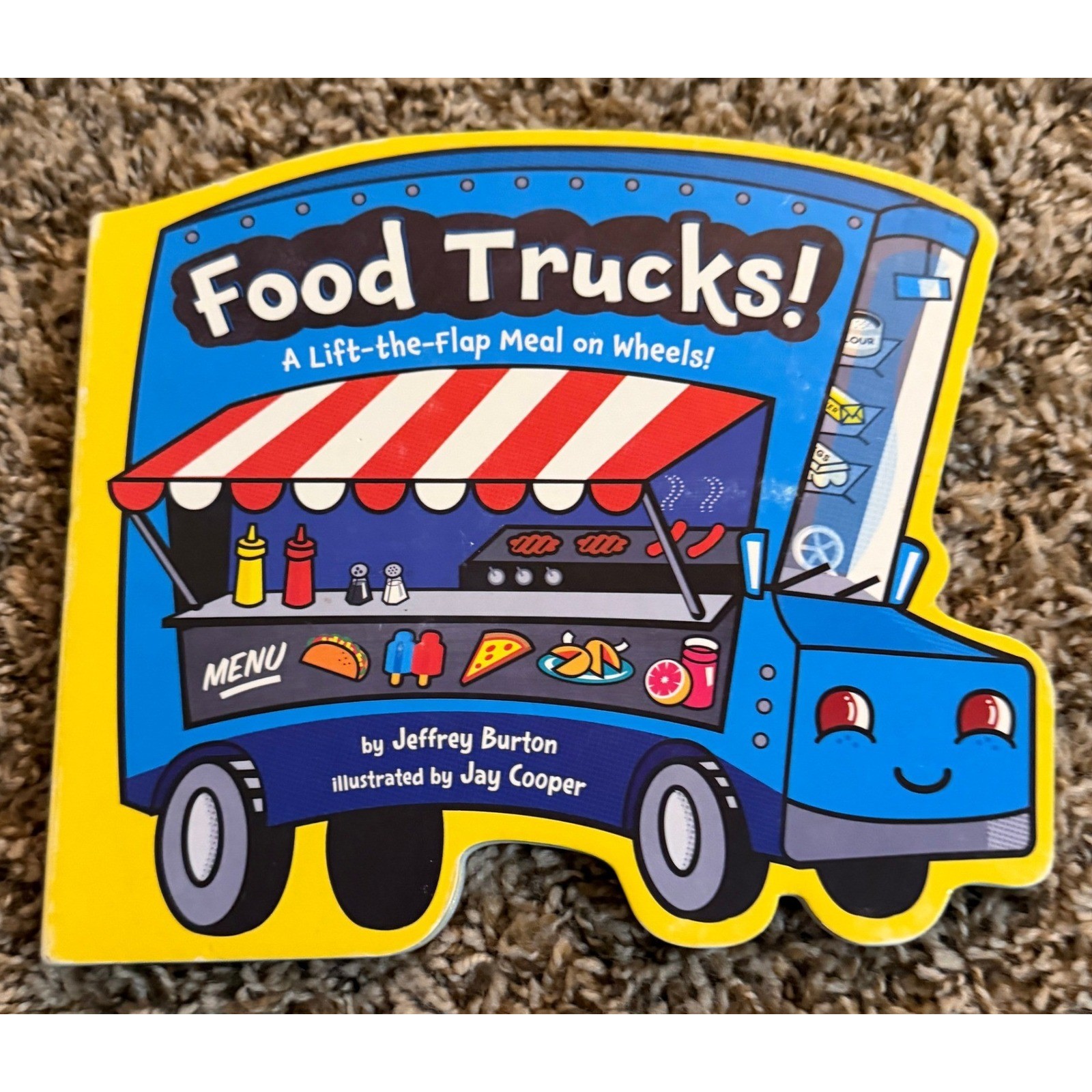 Duopress Food Trucks Lift-A-Flap & My Foodie ABC