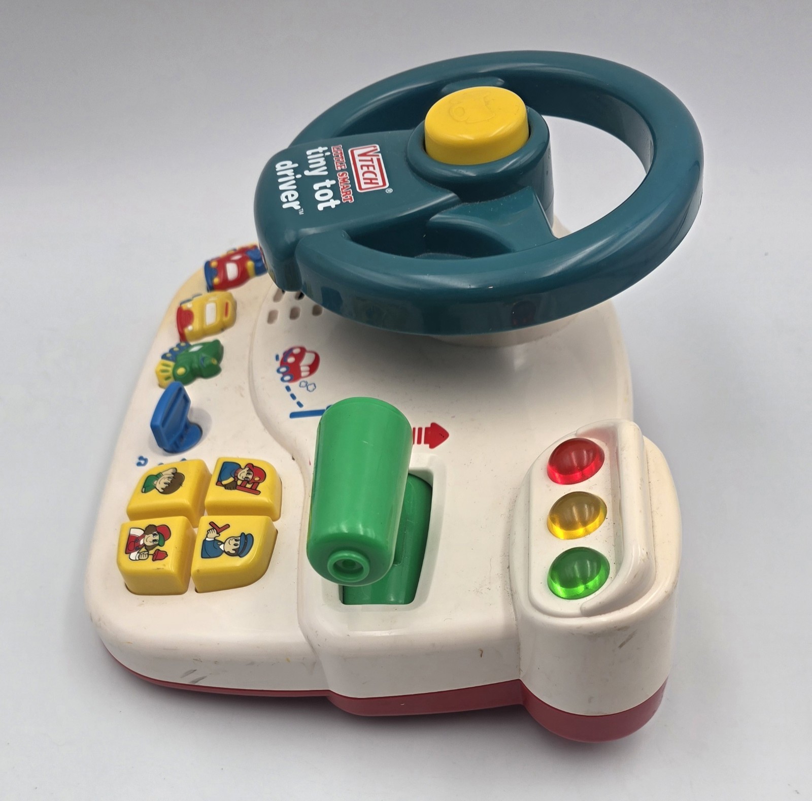 Vtg VTech Little Smart Tiny Tot Driver Interactive Educational Toy (Working)
