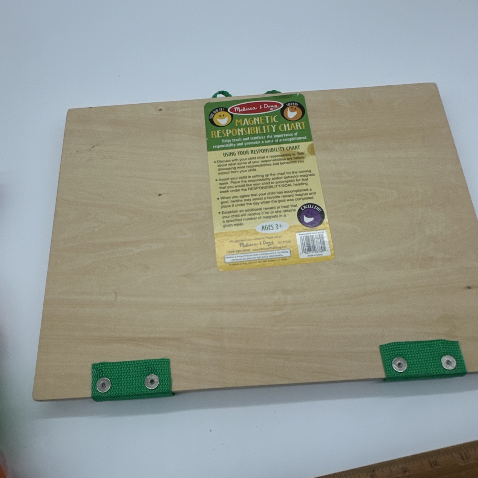 Melissa & Doug My Magnetic Responsibility Chart Multicolor Magnet Not Complete
