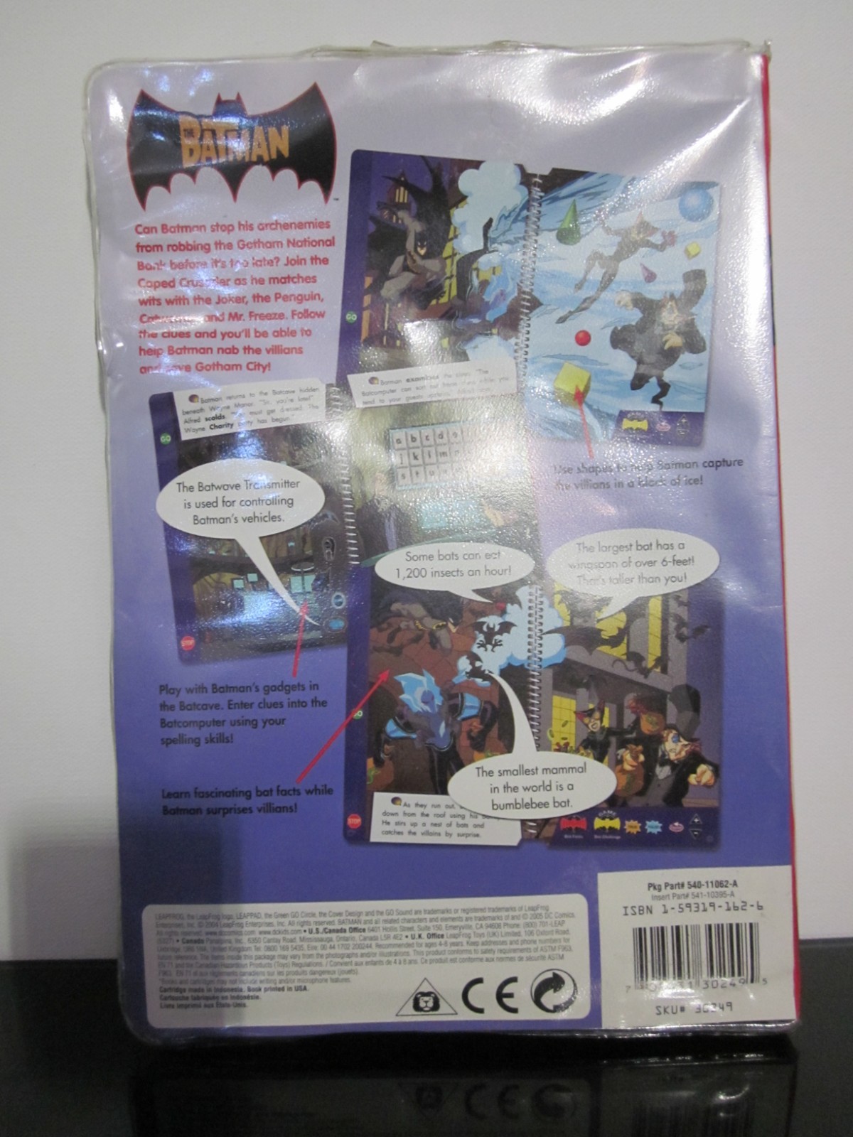 Leap Frog LeapPad The Batman 1st-2nd Grade Multi-Subject Book & Cartridge
