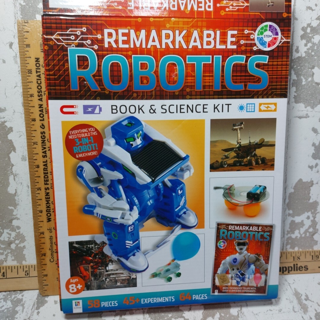 Remarkable Robotics by STEM technology book & science kit Science Technology OB