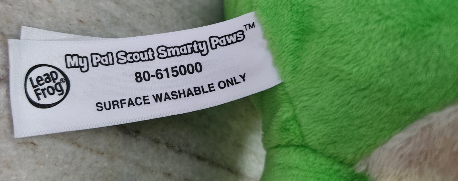 LEAP FROG My Pal SCOUT Smarty Paws Customizable Learning Plush 6-36 Months WORKS