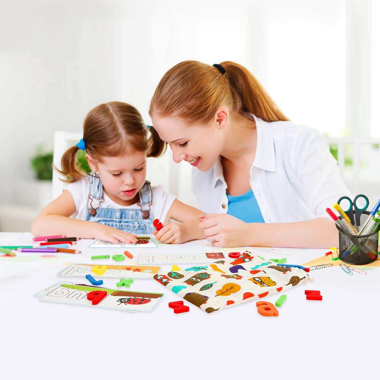 See & Spell Matching Letter Toy,Learning Educational Toy For 3 4 5 6 Years Ol…