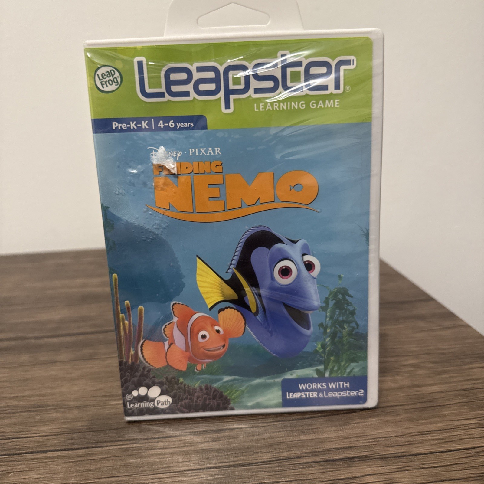 Leapster Finding Nemo For Leapster 1 & 2 Complete In Box With Manual