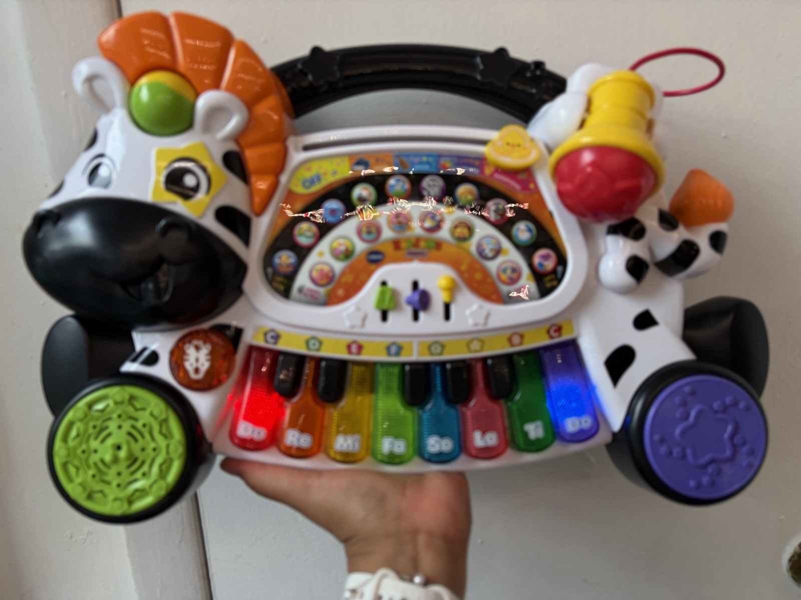 VTech Zoo Jamz Zebra Piano Musical Keyboard Educational Toddler Toy 1-2 Years