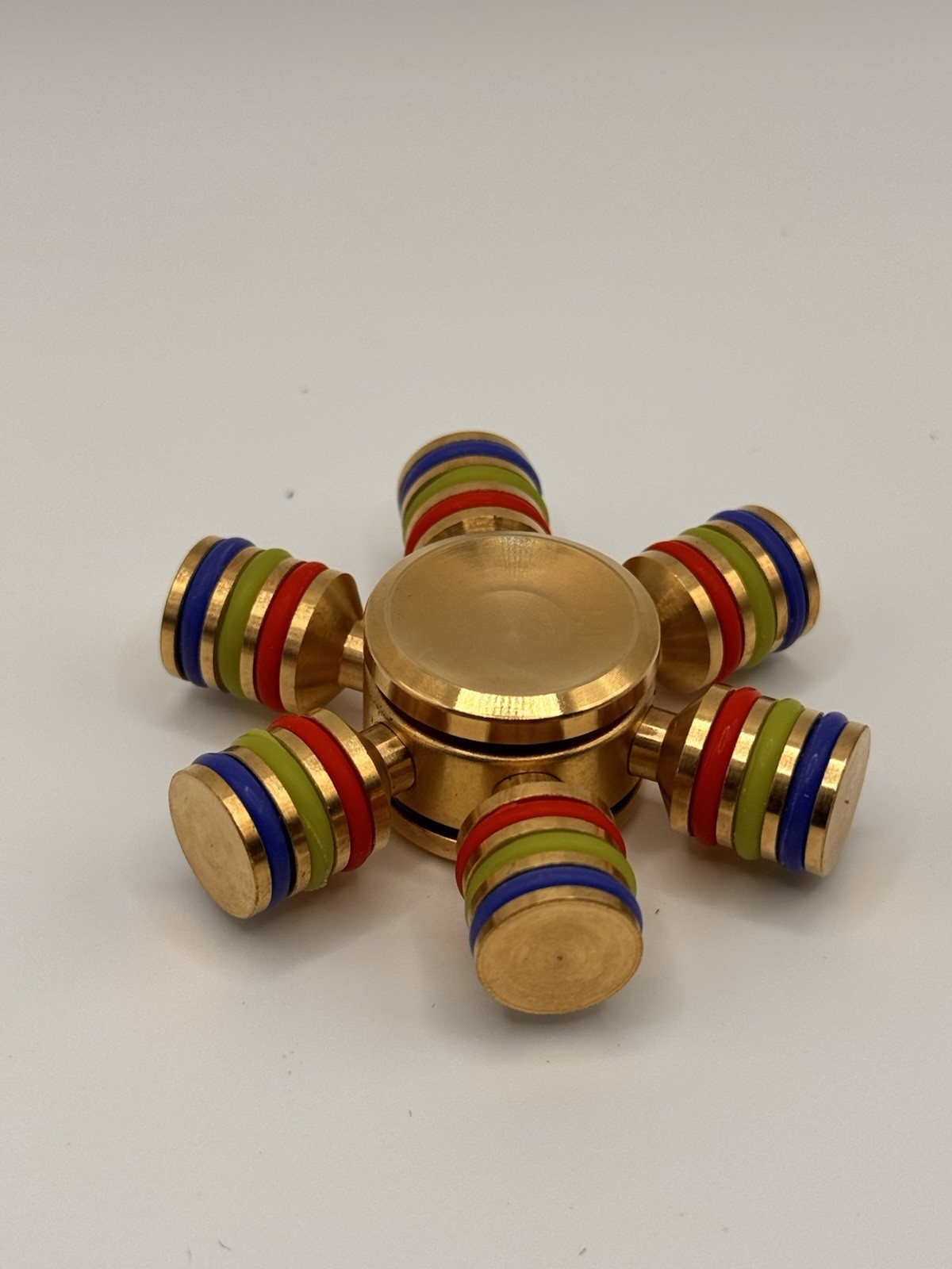 Metal Brass Fidget Spinner All Metal Toy Adults Kids Boys Girls