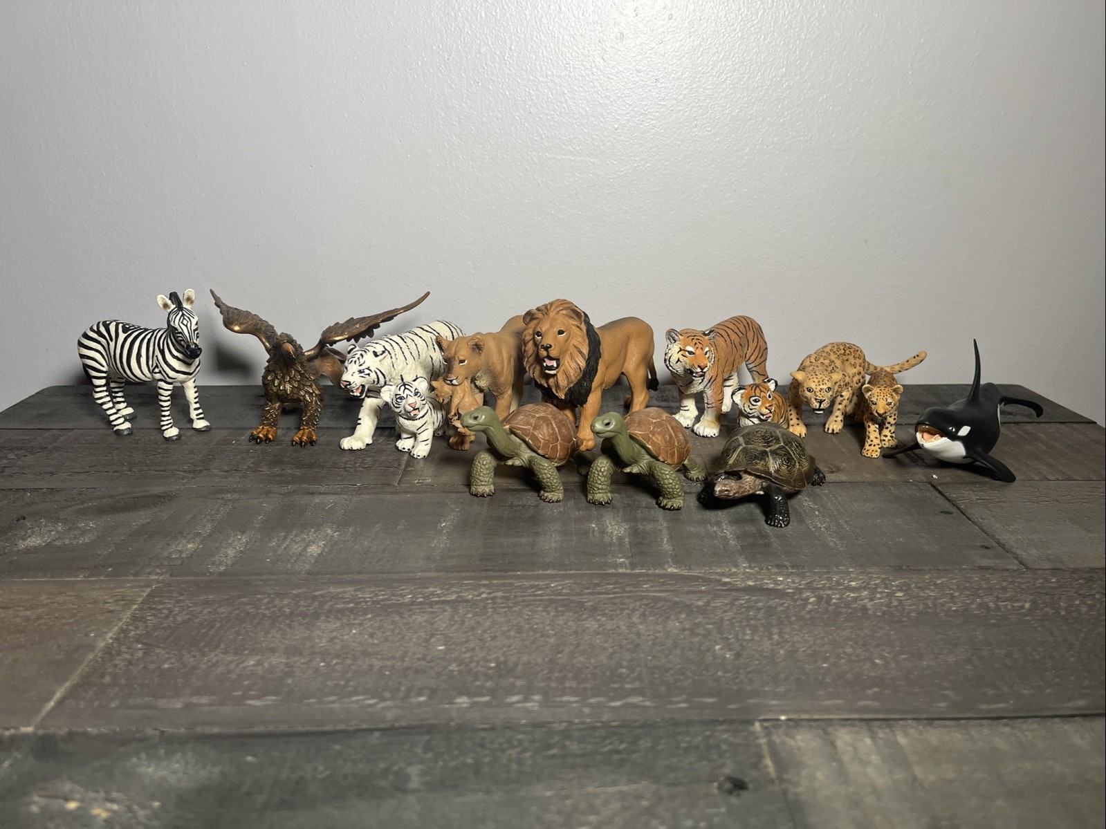 Safari Ltd Wild Animal Figure Lot Tigers Lions Zebra Eagle Turtle Leopard 14