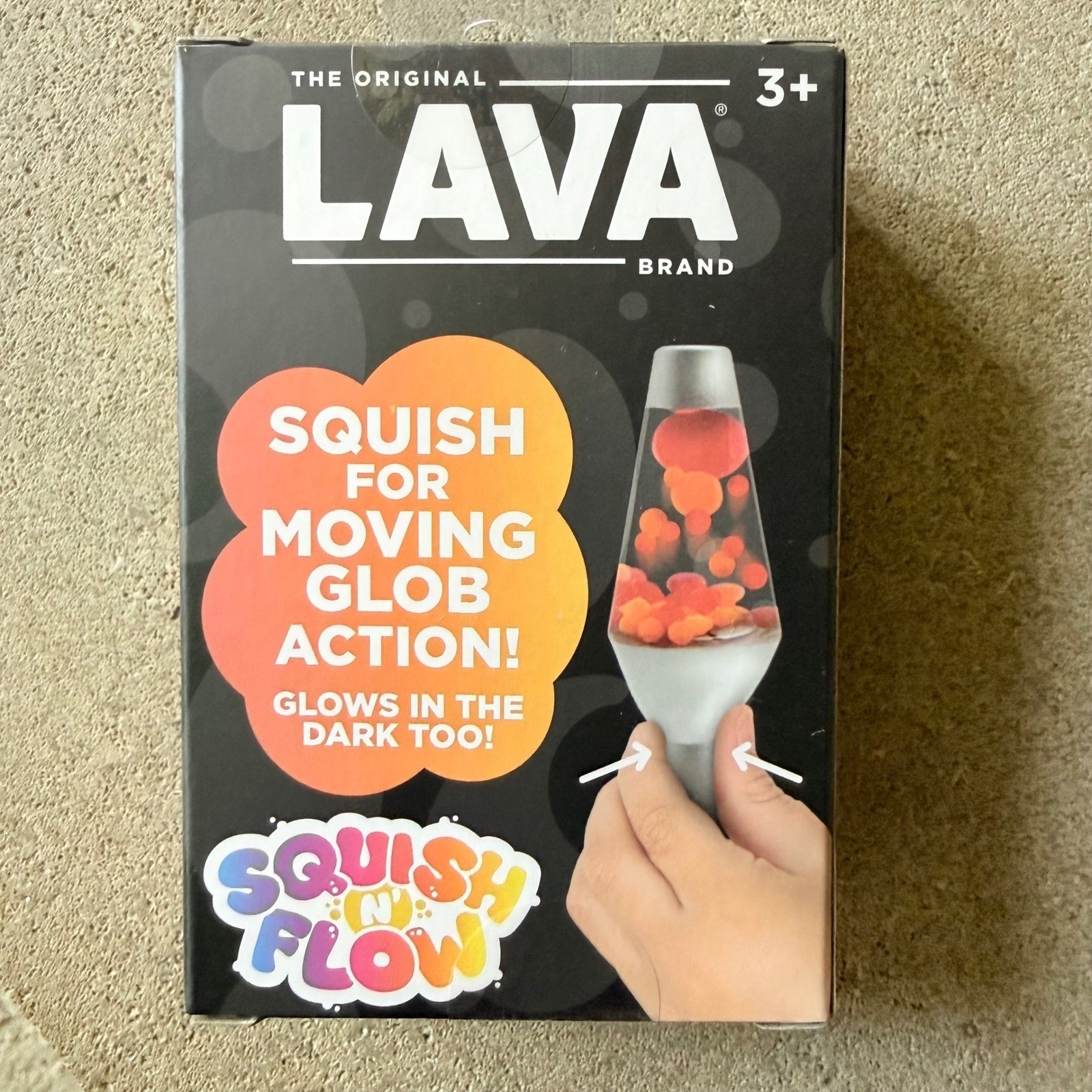 Needoh Lava Lamp Green Squishy Toy Glow in Dark Fidget Nee Doh Schylling NEW