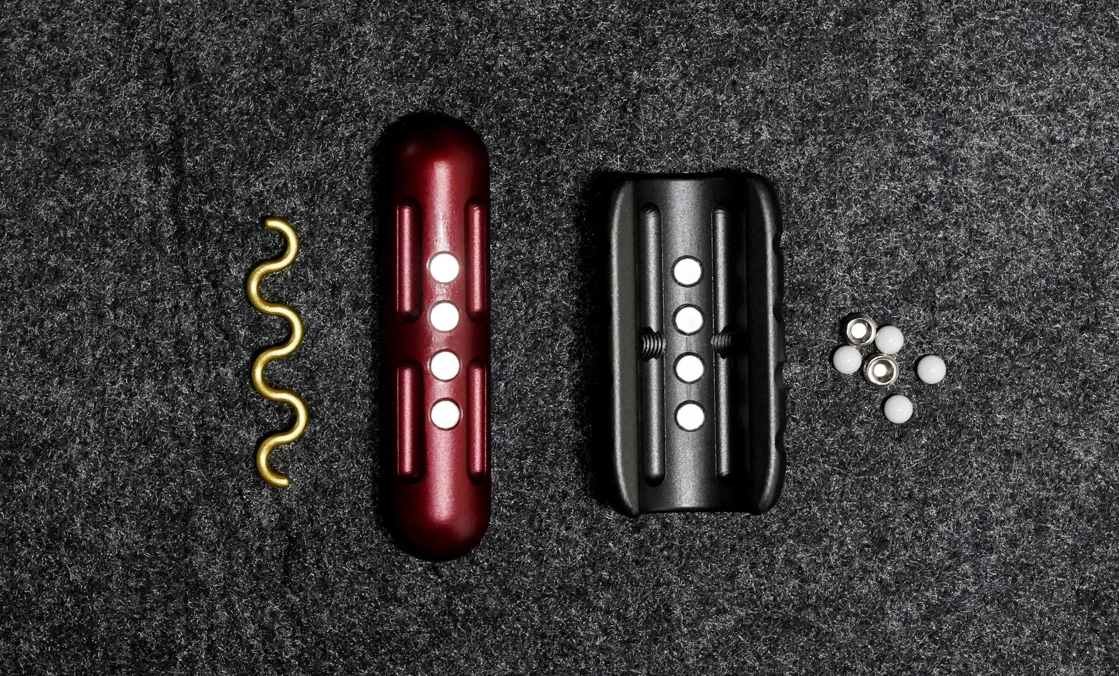 Magnetic Metallic Stress Relief EDC Fidget Hotdog Haptic Slider