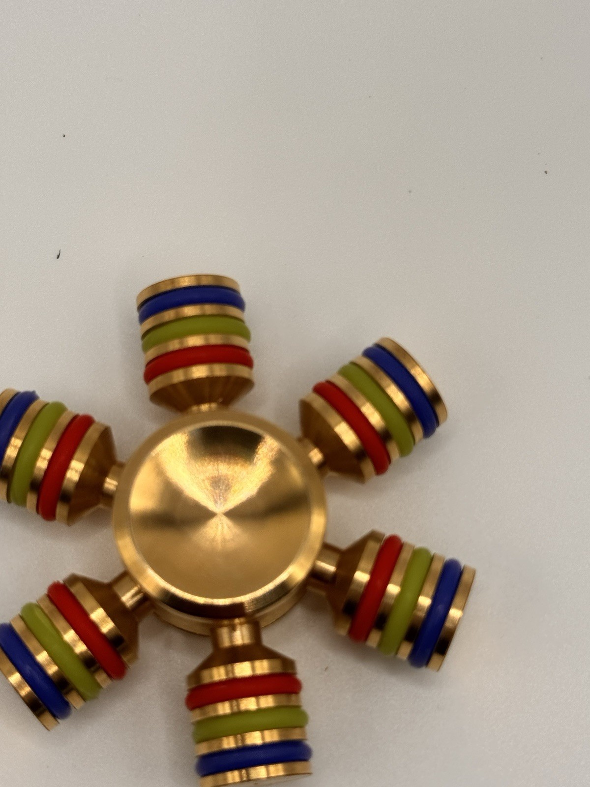 Metal Brass Fidget Spinner All Metal Toy Adults Kids Boys Girls