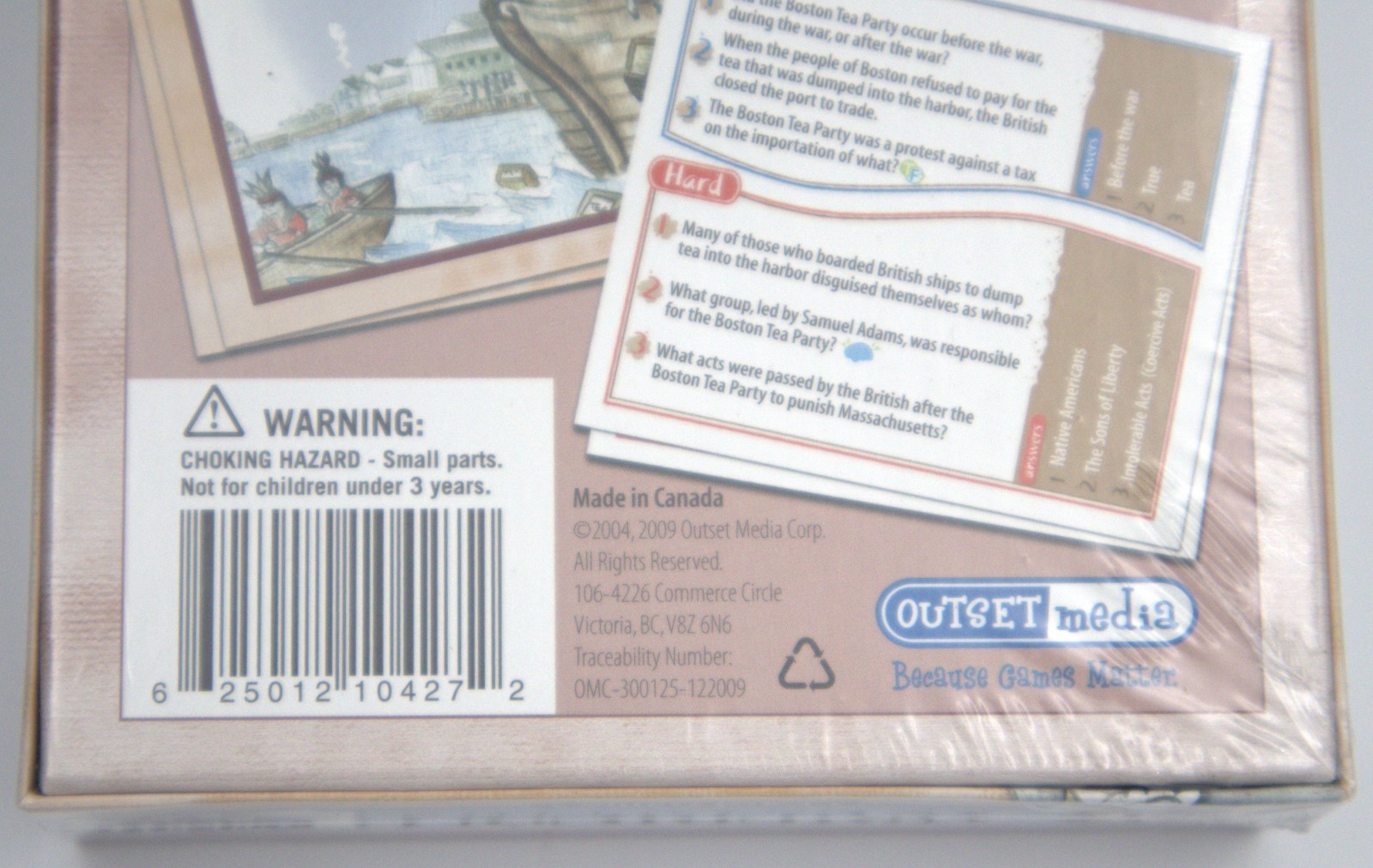 Professor Noggin’s American Revolution & Civil War Card Games Set Sealed