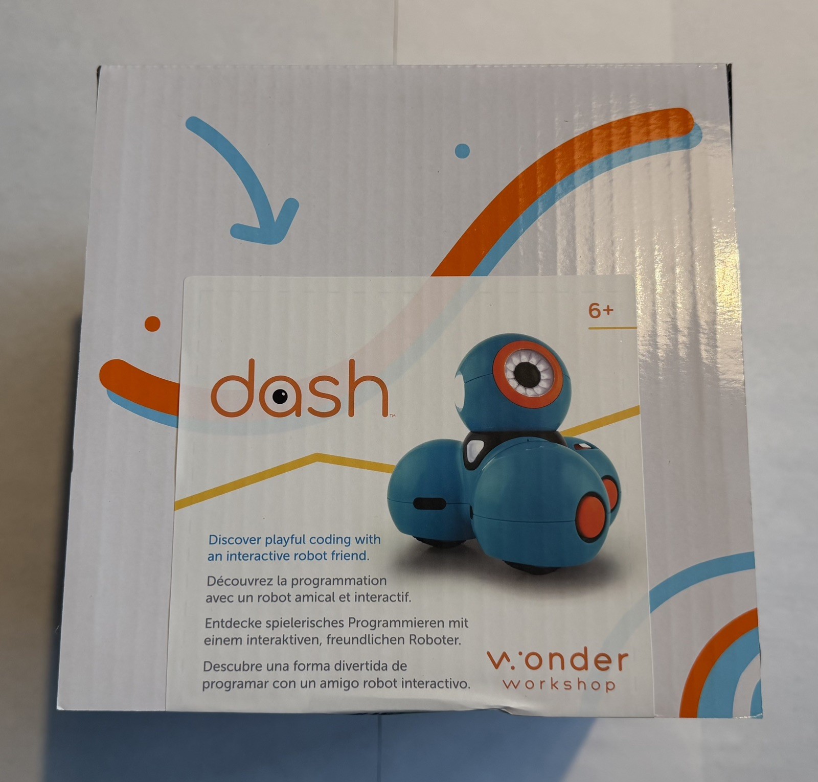 Wonder Workshop DA03 Dash Robot Interactive Coding STEM Toy for Kids – Brand New