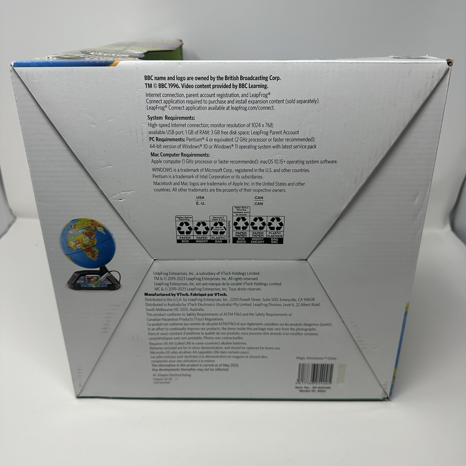 LeapFrog Magic Adventures Globe 10″ Interactive Multicolor w/ Stylus New In Box