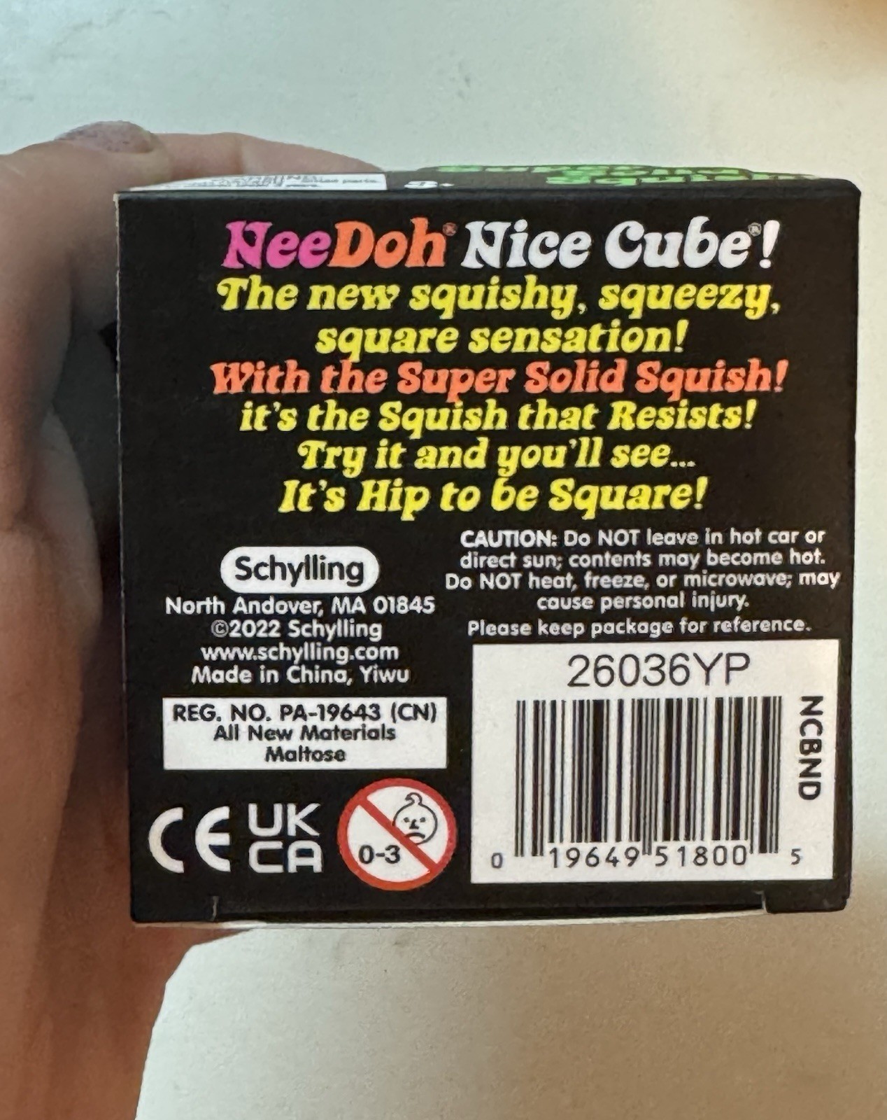 Authentic Nice Cube Needoh (Blue)
