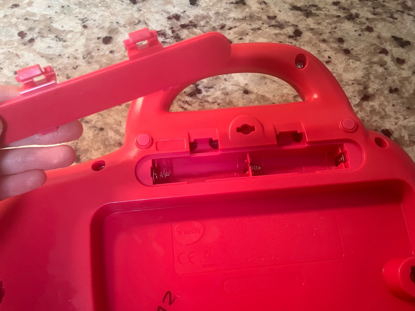 Vtech Tote and Go Laptop red/pink READ DESCRIPTION, NO BATTERIES
