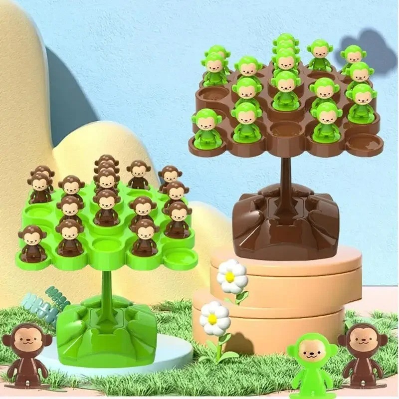 Creative Balancing Tree Toy Digital Monkey Balance Scale Educational Number 1SET