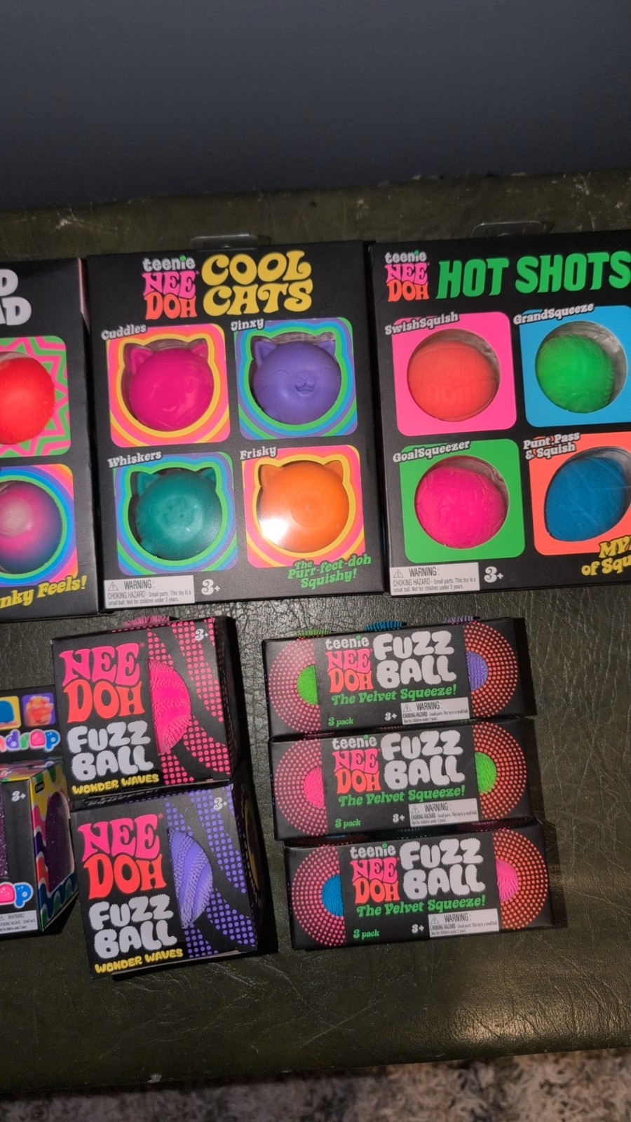 BIG Nee Doh Lot! Teenie Quad Squad,Hot Shot,Cool Cats,Gum Drop etc-Please Read