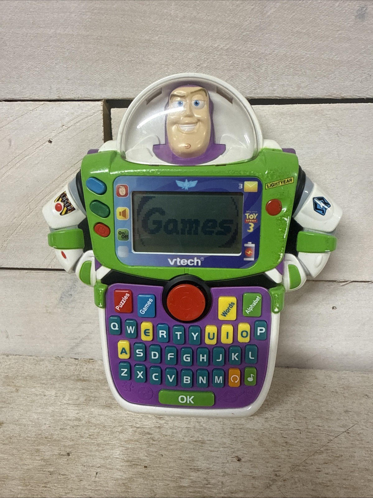 VTech Toy Story 3 BUZZ LIGHTYEAR Learn & Go Electronic Handheld – WORKS!!!