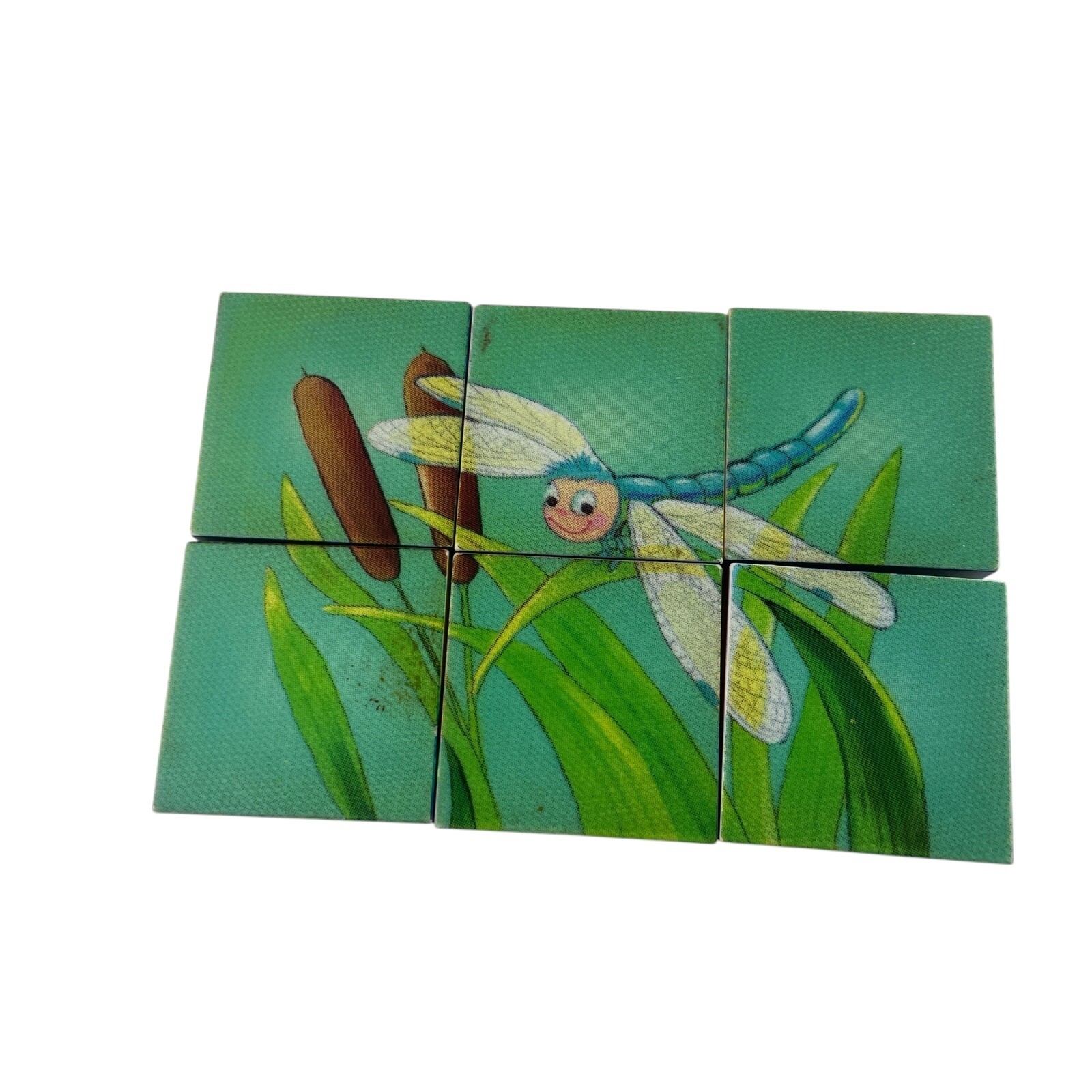 Ravensburger Block Puzzle Animals 6 Sided Childrens Duck Frog Fish Butterfly